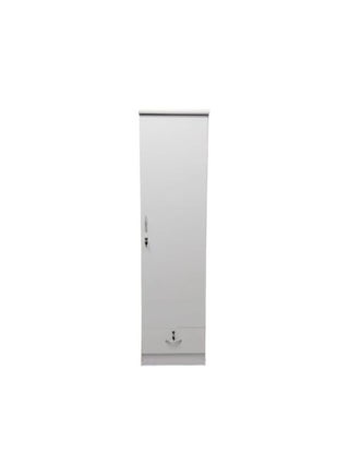 INFINI HOMES Single Door Wooden Wardrobe,Cabinet,Cupboard Of Engineered Wood With 1 Drawer Perfect Modern Stylish Size white (without assembly) - pzsku/ZB5F7F24814FB75F64DB8Z/45/_/1739949116/305d2daa-6bff-4608-8379-2d1c9a5368f6