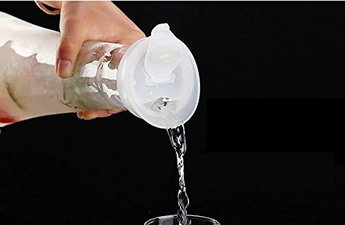 THW® 1.5L Polycarbonate Decanter Bottle | Unbreakable & Lightweight Carafe for Water, Juice, Wine | Dishwasher Safe, Food-Grade, Durable Lid, Safe Drinking Design (Not Glass) - Image 4
