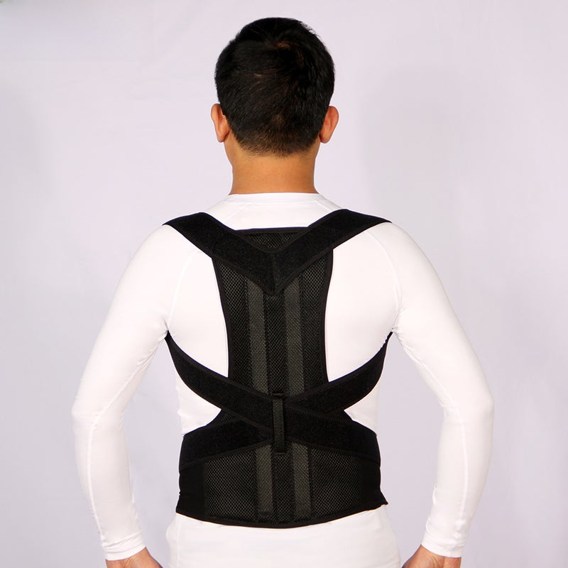 Generic Adult Spine Support Posture Corrector Black 
