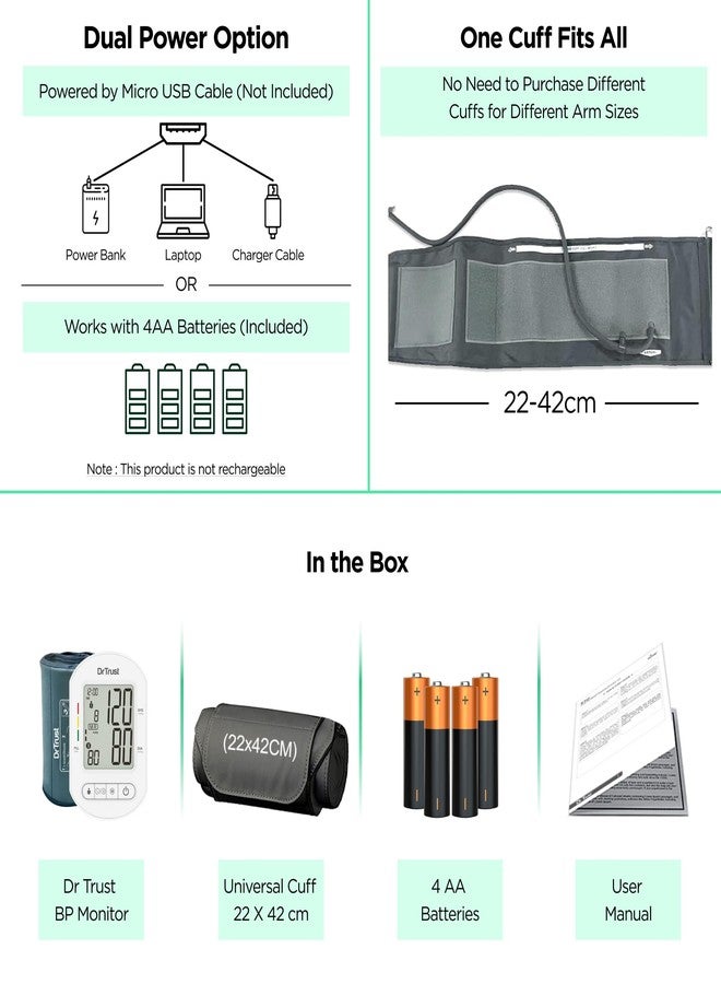 Dr Trust Bp Check Pro Core, Model With Bt-124 - Image 5
