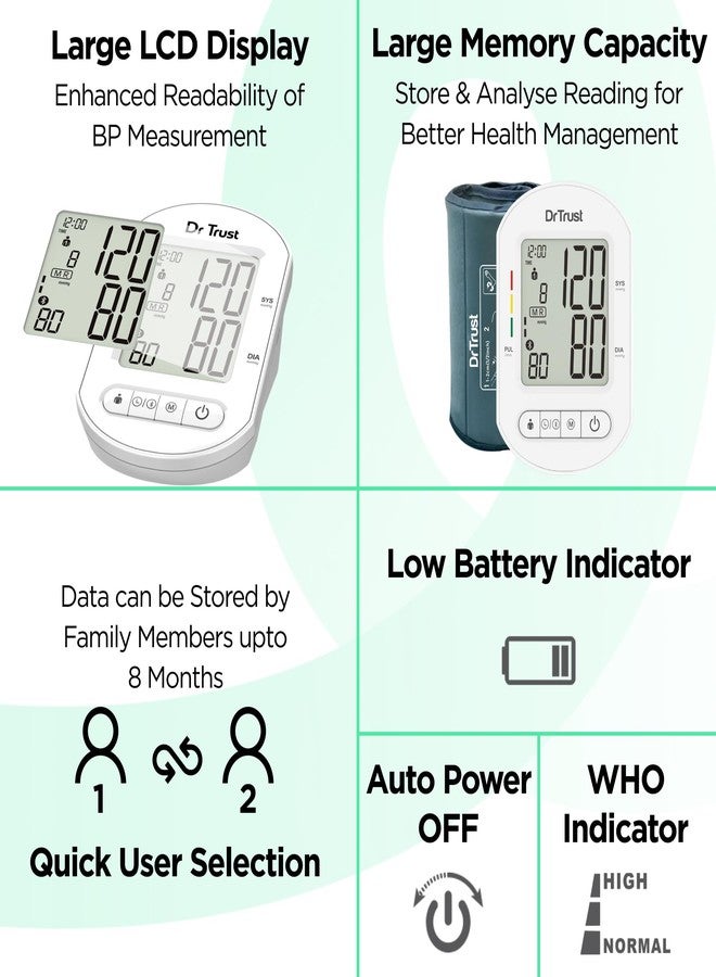 Dr Trust Bp Check Pro Core, Model With Bt-124 - Image 4