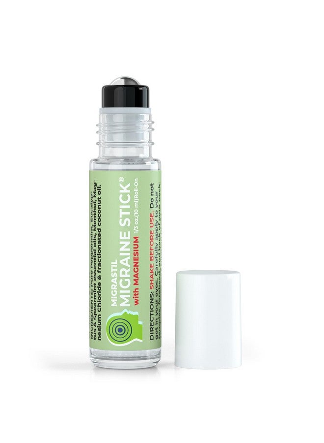 Migrastil Migraine Stick with Magnesium Cooling Peppermint Eucalyptus Essential Oil Topical Magnesium for Headache Support. Made in The USA 10 ml 2-Pack - Image 2