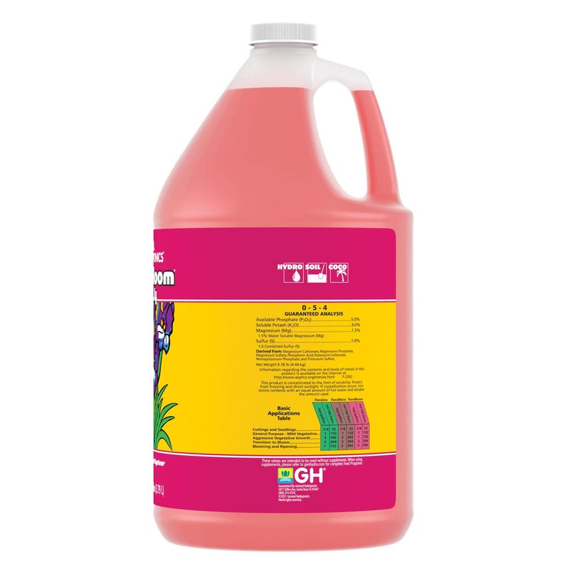 General Hydroponics جنرال هايدروبونيكس 718015 فلورا بلوم، 1 جالون، ماغينتا - Image 2