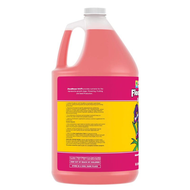 General Hydroponics جنرال هايدروبونيكس 718015 فلورا بلوم، 1 جالون، ماغينتا - Image 3