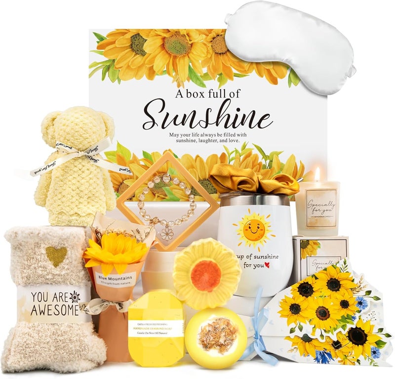 Betem Sunflower Self Care Gift Basket - Image 1