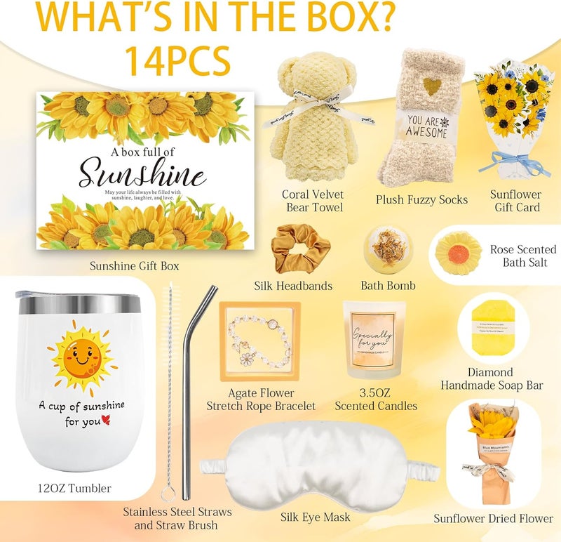 Betem Sunflower Self Care Gift Basket - Image 2