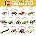 KarberDark 13 Pcs Realistic Insect Toys with Education Booklet and Gift Box Fake Bugs for Kid Plastic Bugs for Halloween Party Decoration Sensory Bin Creepy Crawlers Toys for Toddler Boys Girls Age 35 57 - Image 4