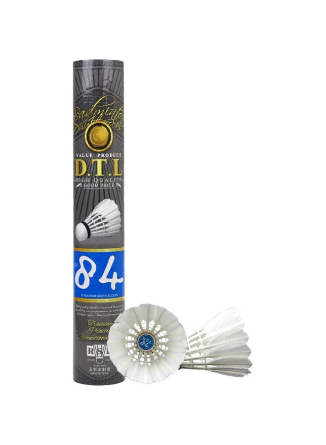 Rsl Badminton Shuttlecocks Training Practice Dtl-84, 12 Pieces Per Tube - Image 3