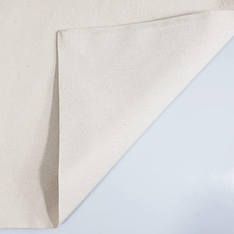 TBF Wholesale Organic Canvas Tote Bags  Natural Color 15W x 16H  Blank Bulk Plain Bags for Decorating Heat Transfer DIY - Image 5