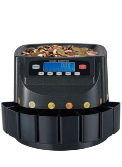 High Speed Coin Counter and Sorter bank, 1500 Coins per Minute Counting Speed, 4000 Coins Hopper Capacity, Suitable for International Coins and Tokens