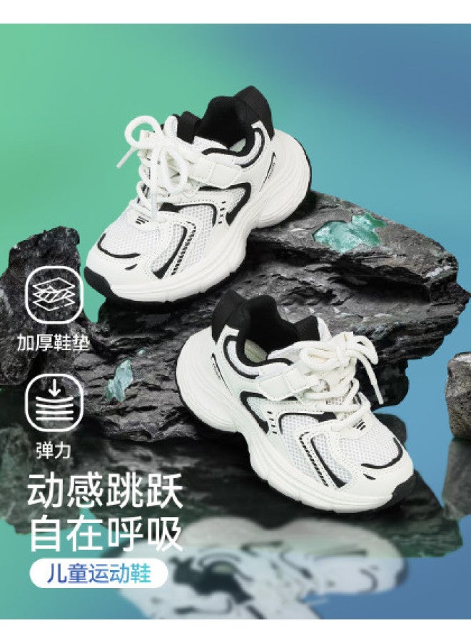 ASK JUNIOR أحذية رياضية للأطفال الأولاد والبنات خريفية شبكية قابلة للتنفس خفيفة الوزن مريحة غير قابلة للانزلاق أحذية عادية خارجية لأغراض الجري - Image 1