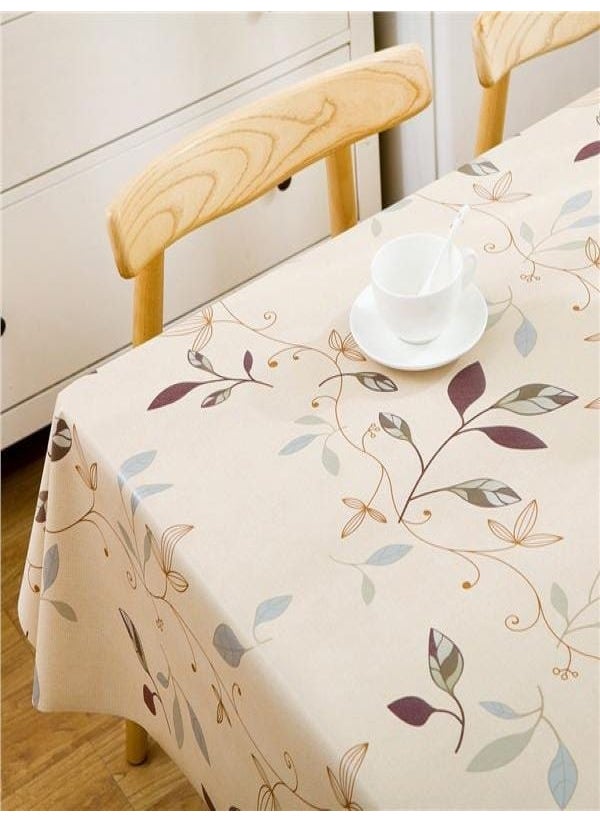 Style - Meiwa Fabric Look PVC Stain Resistant Non Slip Table Cloth - Image 1