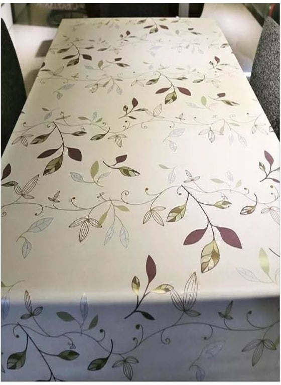 Style - Meiwa Fabric Look PVC Stain Resistant Non Slip Table Cloth - Image 1