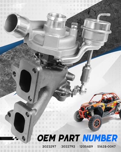 DOFOCH K03 3023297 1205689 Turbo Turbocharger w/Gasket For Polaris 16-21 RZR XP 4, 19-21 RZR XP 4 Turbo S, 20-21 RZR Turbo S 925CC UTV Replace OE# 3023297 51628-004 - Image 3