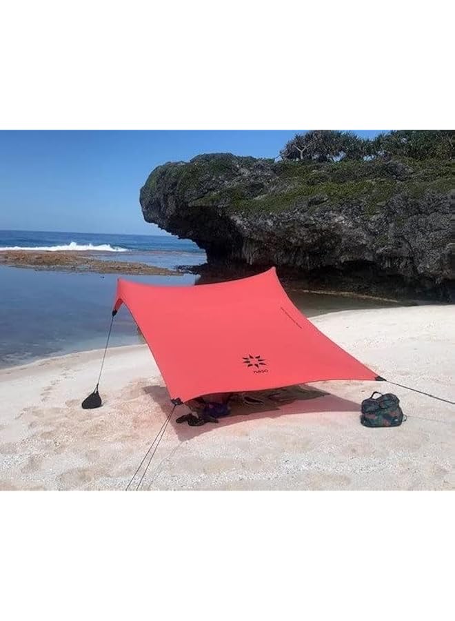 Neso Tents Beach Tent with Sand Anchor, Portable Canopy SunShade - 2.1m x 2.1m - Patented Reinforced Corners - Image 1