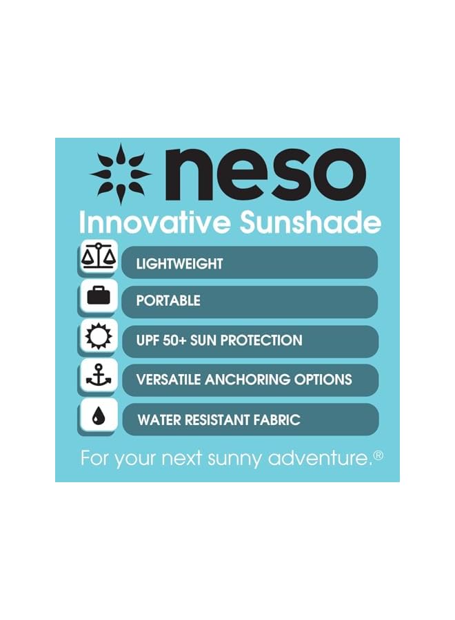 Neso Tents Beach Tent with Sand Anchor, Portable Canopy SunShade - 2.1m x 2.1m - Patented Reinforced Corners - Image 3