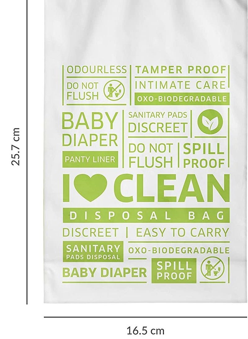 Bodyguard BodyGuard Baby Diapers Disposal Bags - 45 Bags - Oxo Biodegradable, Leak-Proof & Portable Bags for Discreet Disposal of Diapers and Intimate Sanitary Products - Image 3