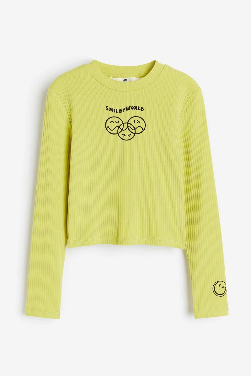 اتش اند ام Kids Ribbed Jersey Top