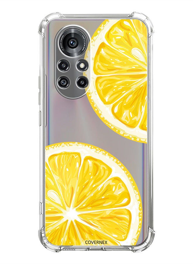 Covernex Shockproof Protective Case Cover For Huawei nova 8 Pro 5G Fresh Lemon Slice Background Cover - Image 1