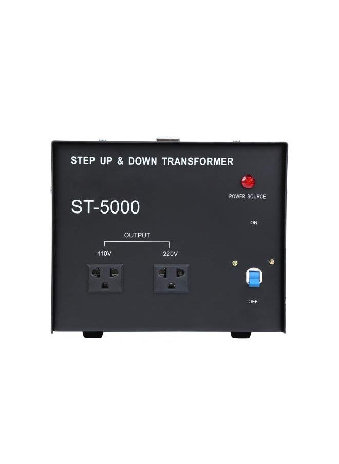 Generic - Step Up/Down Voltage Transformer 5000 Watt, 110V/220V Voltage Converter Transformer 220V to 110V w/ Circuit Breaker Protection Heavy Duty - Image 1