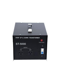Step Up/Down Voltage Transformer 5000 Watt, 110V/220V Voltage Converter Transformer 220V to 110V w/ Circuit Breaker Protection Heavy Duty