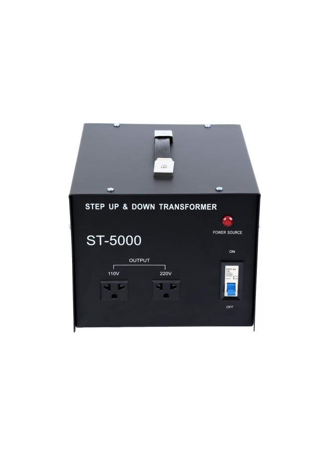 Generic - Step Up/Down Voltage Transformer 5000 Watt, 110V/220V Voltage Converter Transformer 220V to 110V w/ Circuit Breaker Protection Heavy Duty - Image 1