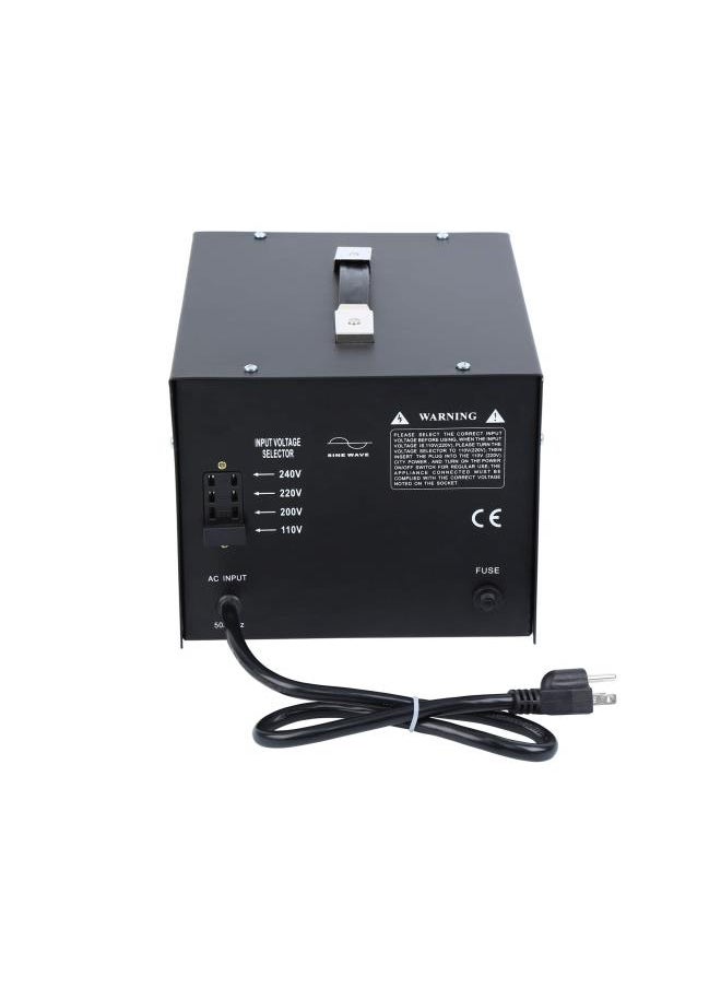 Generic - Step Up/Down Voltage Transformer 5000 Watt, 110V/220V Voltage Converter Transformer 220V to 110V w/ Circuit Breaker Protection Heavy Duty - Image 1