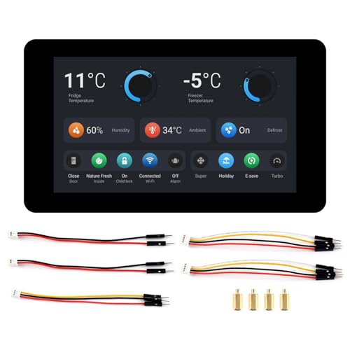Waveshare ESP32S3 7inch LCD Development Board ESP32 with Display 1024600 32bit LX7 Dualcore Processor 240MHz Frequency WiFi Bluetooth Support Onboard Antenna with Touch Function - Image 1