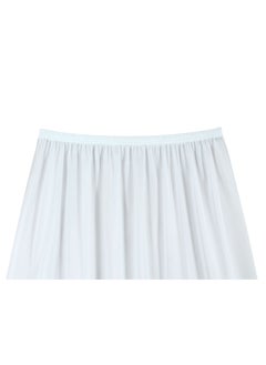 City Rose 3 - Pieces Full Length Soft inner Skirt with Elasticised Waistband and Big Dantel Women white  - Image 4