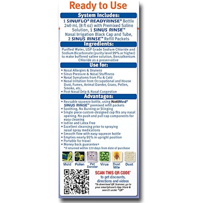 NeilMed Neil Med SinuFlo Ready Rinse, 8 fl oz - Image 4