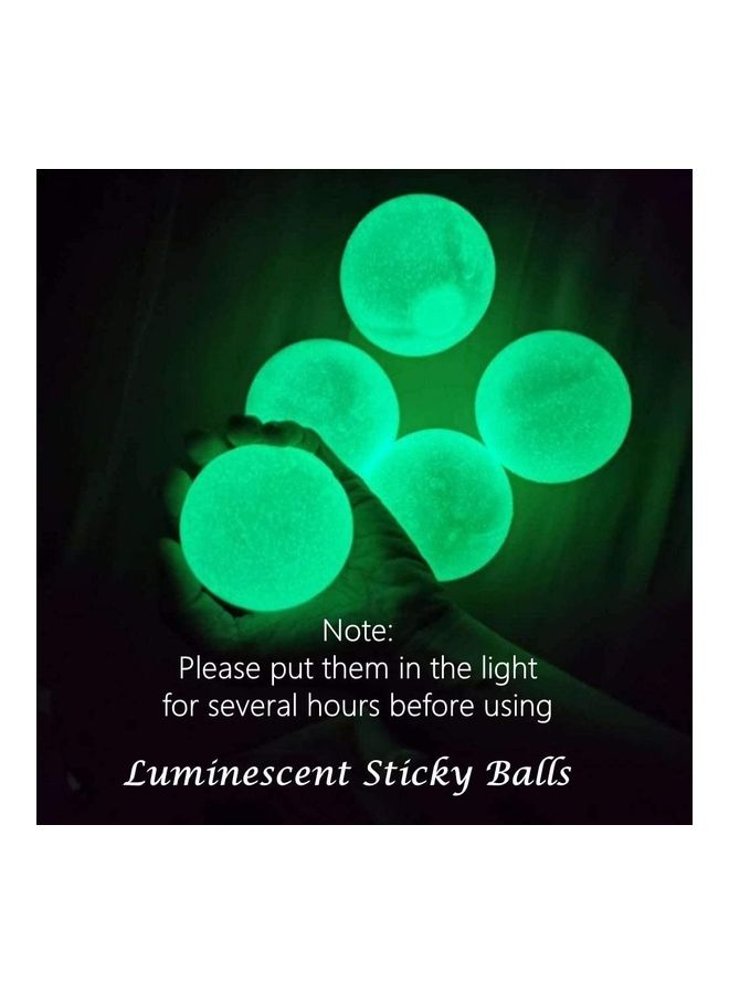 NIBEMINENT 10-Piece Glowing Stress Relief Sticky Balls - Image 2