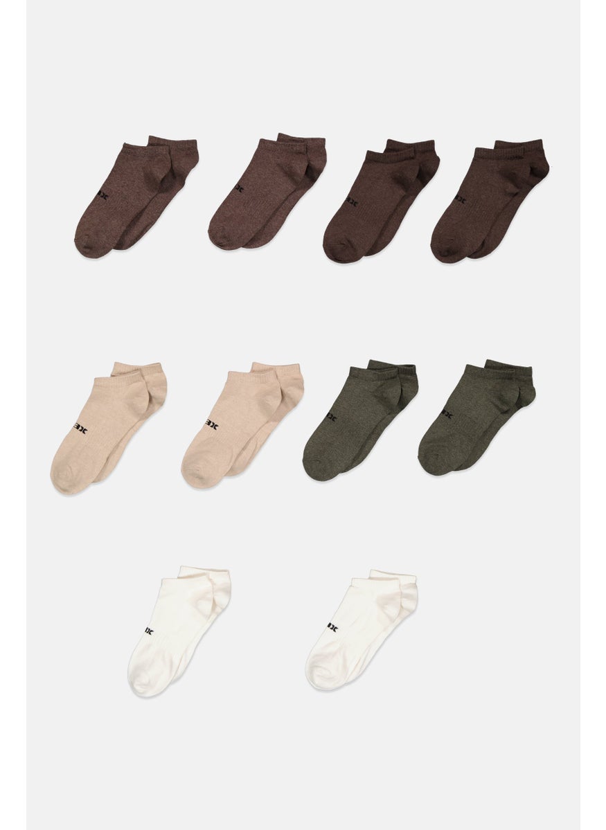 Men 10 Pair Textured Socks, Brown - pzsku/ZB5F954F479443D21829EZ/45/_/1727187814/8e37ee07-3b7c-4aa3-9c86-6cfd3d9fde5a