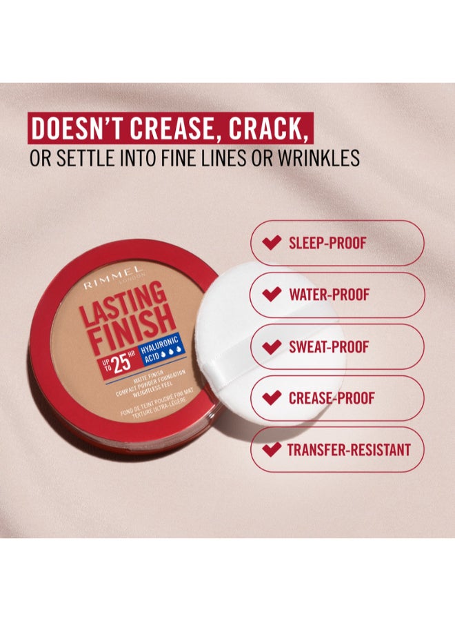 RIMMEL LONDON Lasting Finish Compact Foundation - 009 - Honey, 7g - Image 3