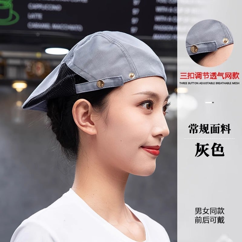 Chef'S Hat Baking Pot Restaurant Kitchen Work Beret Catering Waiters Men And Women Prevent Hair Falling - Image 5
