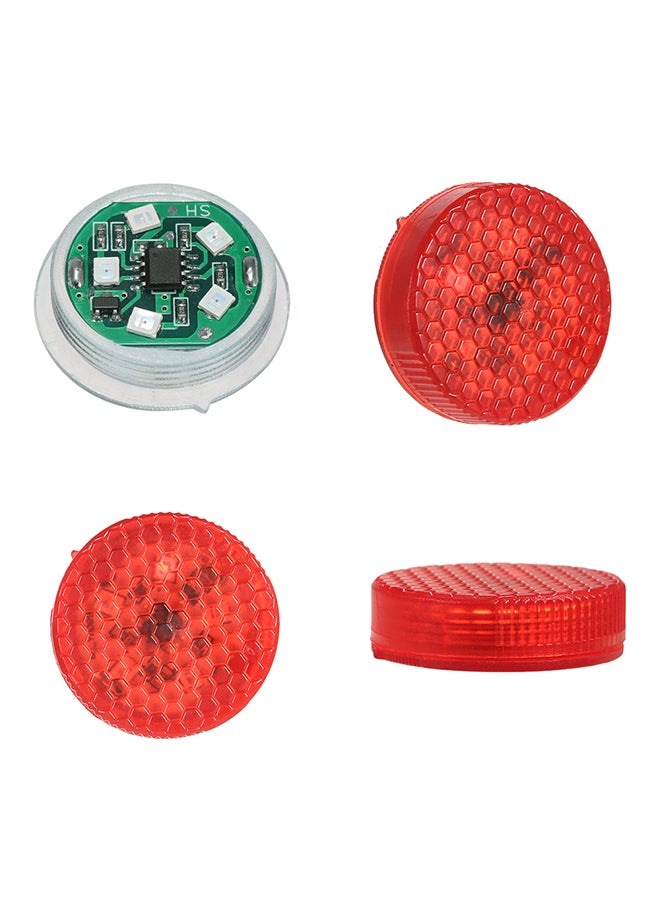 Loquat 4-Piece Opened Vehicle Car Door LED Warning Light 5 LED Strobe Flicker - Image 2