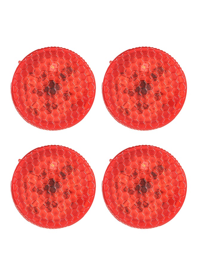 Loquat 4-Piece Opened Vehicle Car Door LED Warning Light 5 LED Strobe Flicker - Image 1