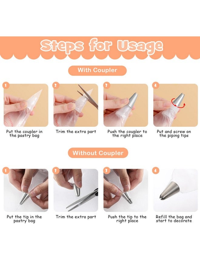 سيلفتك أكياس تزيين الحلويات من سيلف تيك، 100 قطعة، أكياس تزيين الكيك والكعك والبسكويت، أكياس تزيين الكيك والبسكويت، أكياس تزيين الكيك والبسكويت - Image 5