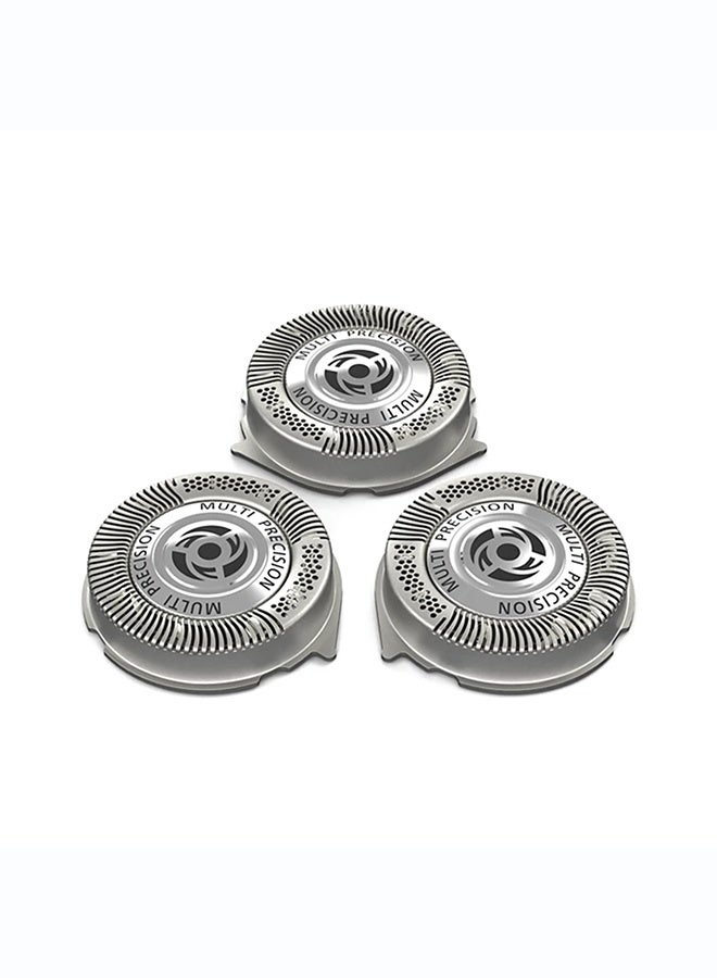 Philips Replacement Shaving Heads 5000 series, fits 5000 series models (rounded shape),Chrome - SH30/51 - Image 1