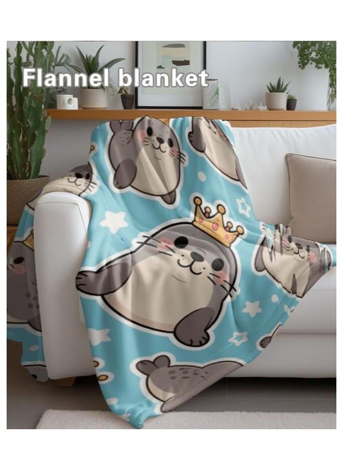 عام بطانية رقيقة من الفانيلا (دافئة ومريحة، ومناسبة للنوم واستخدام الألعاب وإزالة الغبار ومقاومة للرمل) 150 سم * 200 سم - 1005 - Image 4