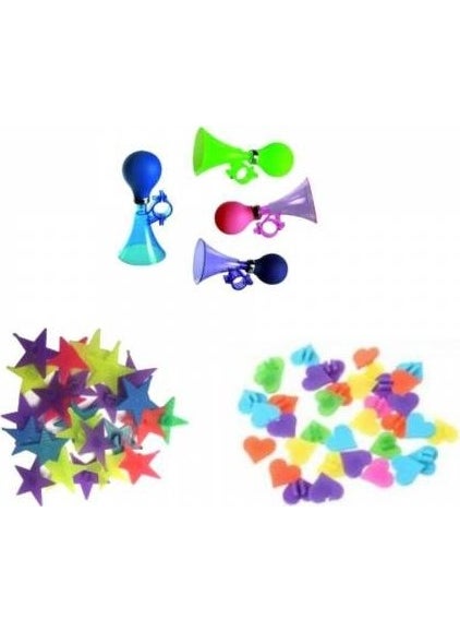 HELLOVE Bicycle Wheel Decoration Set with Air Horn Gift 