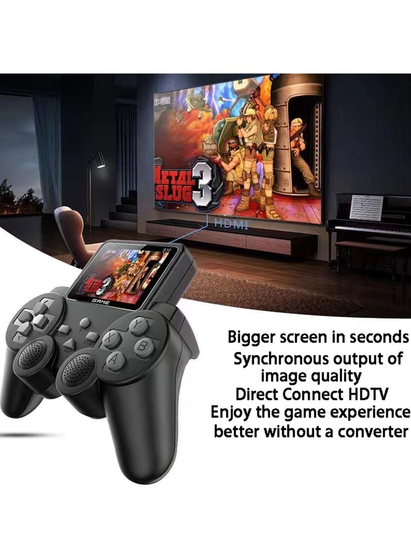 Rock Pow The new 520+game remote control, handheld S10 controller, and screen are integrated together to connect to a TV retro game console. - Image 2