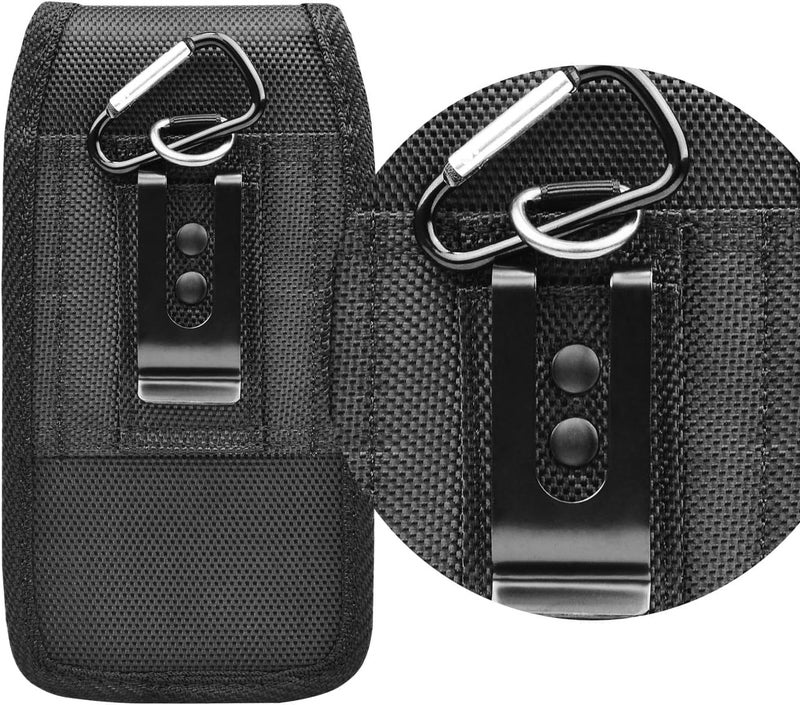 REDUCK Men’s XXL Mobile Purse Holster – Waist Belt Clip Pouch and Nylon Cell Phone Case with Card Holder – Durable Mobile Phone Bag for Convenience and Security - Image 4