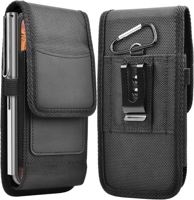 REDUCK Men’s XXL Mobile Purse Holster – Waist Belt Clip Pouch and Nylon Cell Phone Case with Card Holder – Durable Mobile Phone Bag for Convenience and Security - Image 1