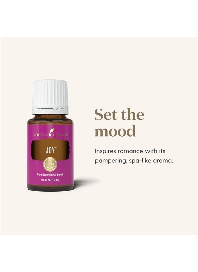 Young Living Joy Essential Oil 15ml - Uplifting Aromatherapy - Promote Happiness, Bliss, and Positive Energy - Topical & Aromatic - Enhance Your Mood and Well-Being  - Image 3