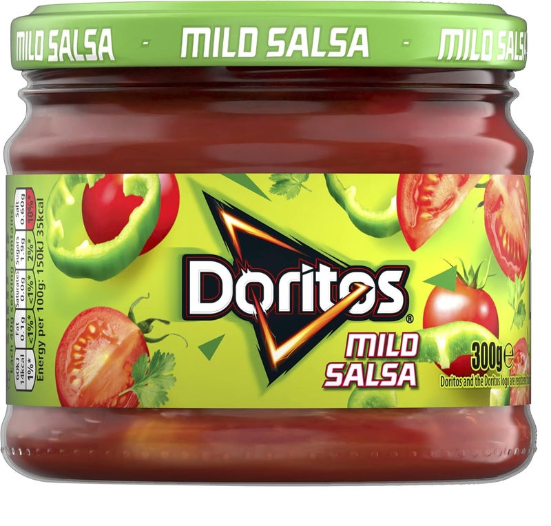Doritos Mild Salsa Dip 300g - Vegetarian Tomato Dipping Sauce