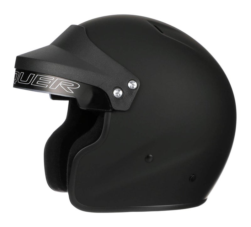 Conquer Snell SA2020 Approved Open Face Auto Racing Race Car Helmet - Adult | Men | Women | Youth - ( Black / White / Silver ) - Image 4