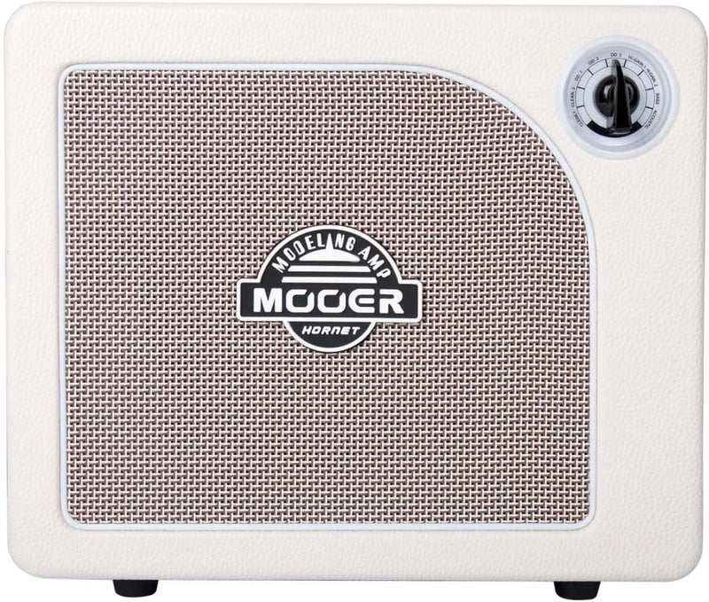 MOOER Hornet White 15W Guitar Amplifier Combo with 9 Digital Amp Models and Bluetooth - Image 1