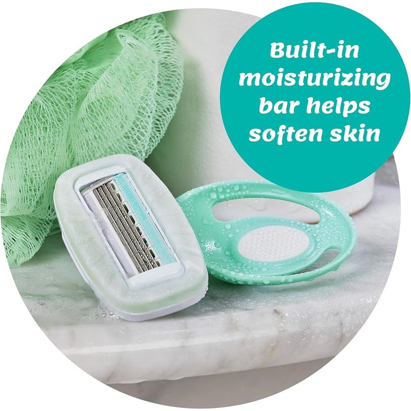 Intuition Schick Go Disposable Travel Razor for Sensitive Skin, 1 Count | Women’s Disposable Razors with Organic Aloe, Travel Razors for Women, Travel Essentials, Stocking Stuffers for Women - Image 3