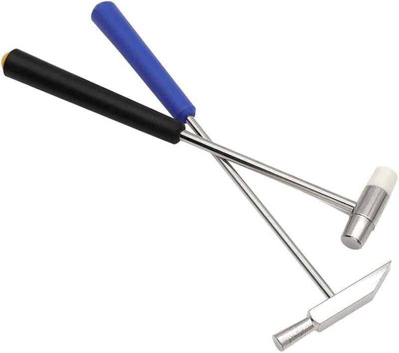 Fabuletta Small Double Head Hammer Size B Metal Rubber Watch Repair Tool DIY Bracelet Strap Mini Hammer - Image 4