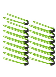 15 Pcs Slingshot Rubber Bands for Hunting and Target Shooting, Non-Slip and Stretchy Elastic Tubes in Green Color